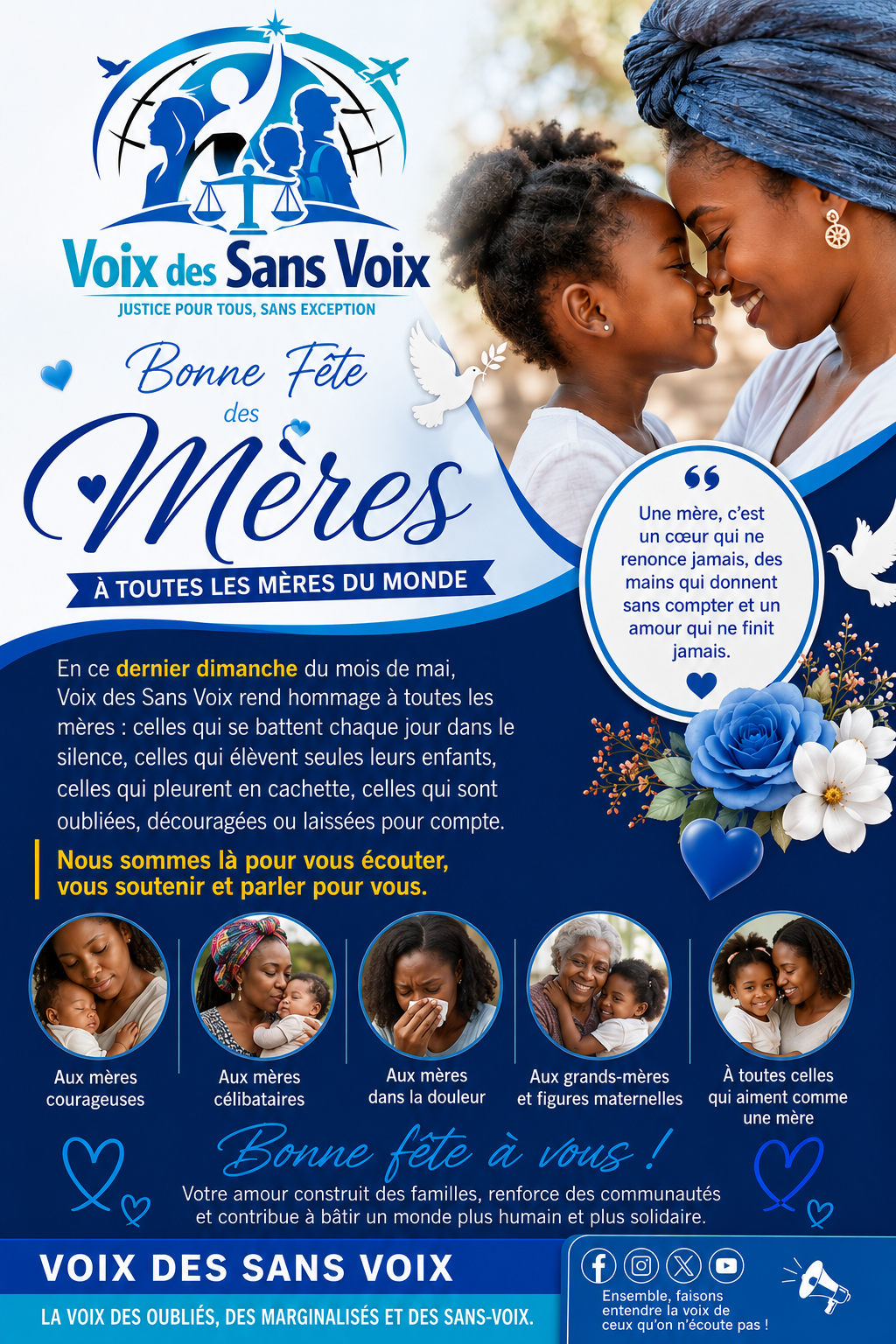 Hommage à toutes les mamans du monde 